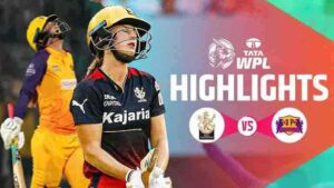 rcb vs upw highlights