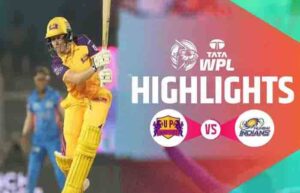 UPW vs MI WPL Highlights : UP Warriorz Vs Mumbai Indians Women IPL Match Scorecard Today Match Highlights, Results