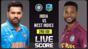 IND vs WI 2nd ODI Live Streaming: India's Quest for Supremacy