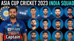 Asia Cup 2023 India Squad