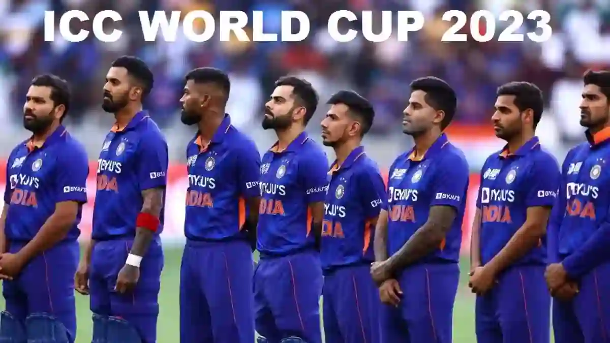 icc world cup 2023 team india schedule
