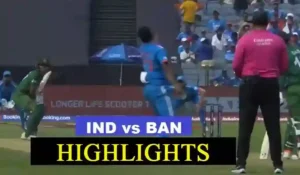 India vs Bangladesh 2023 ICC World Cup Match Highlights