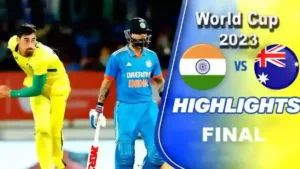 IND vs AUS Final Highlights 2023