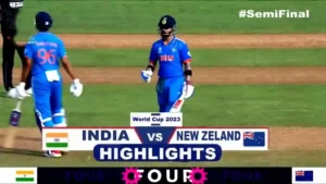 IND vs NZ Semifinal Highlights 2023