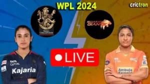 RCB Vs GG WPL Live Stream Score, Bangalore Vs Gujarat Today Women IPL Match Scorecard