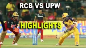 RCB Vs UPW WPL 2024 Highlights