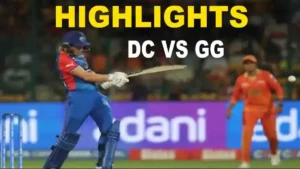 GG w Vs DC w WPL Highlights 2024