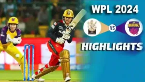 UPW w Vs RCB w WPL 2024 Highlights