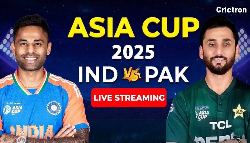 IND vs PAK T20 Asia Cup Live Streaming 2025 Free